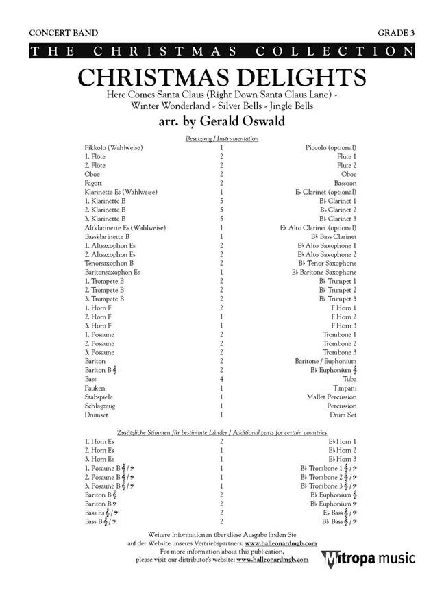Christmas Delights - Here Comes Santa Claus - Winter Wonderland - Silver Bells - Jingle Bells
